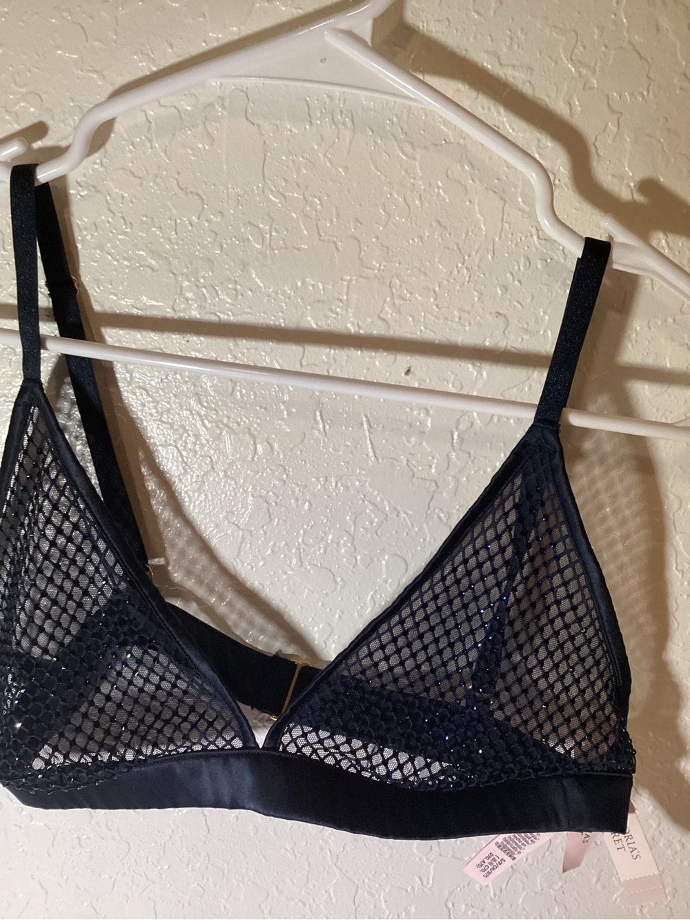 Victoria's Secret Black Mesh Bralette